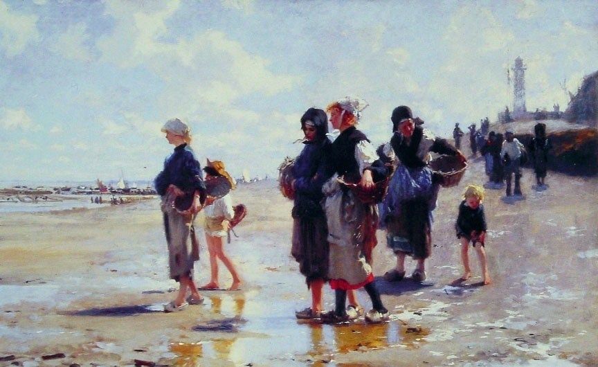 John Singer Sargent Oyster Gatherers of Cancale